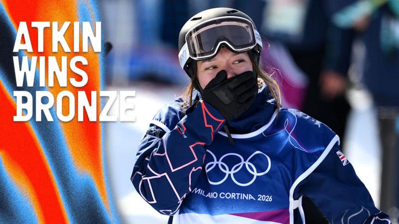 GB's Atkin claims halfpipe bronze as Gu wins gold