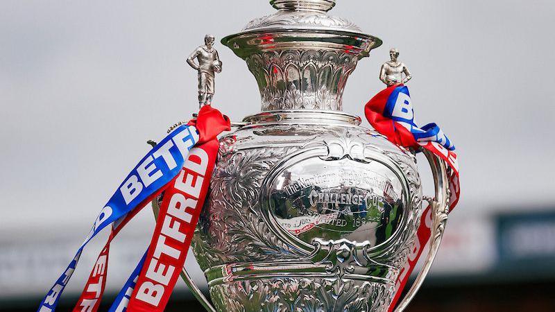 The Challenge Cup trophy.