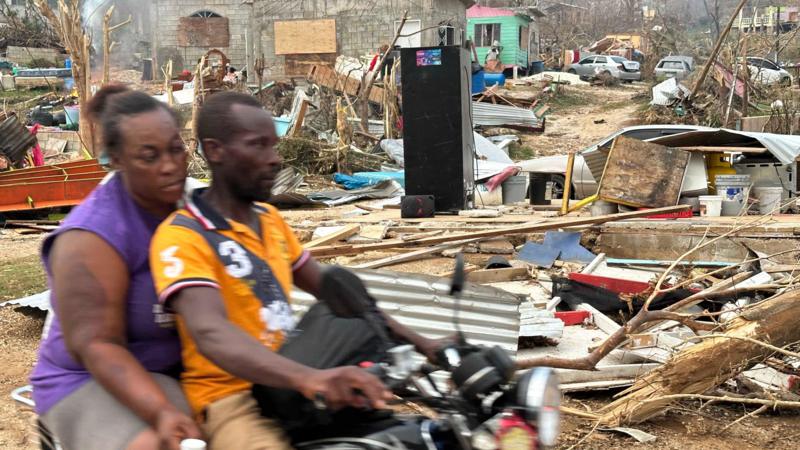 'We have no idea what lies ahead': Aid struggles to reach Jamaican towns devastated by hurricane