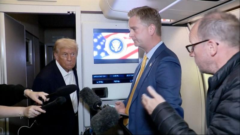 Watch: What is it like to travel on Air Force One with Trump?