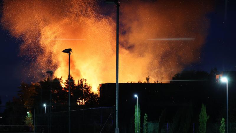 Girl, 14, arrested over fire at abandoned Woolton Hall - BBC News