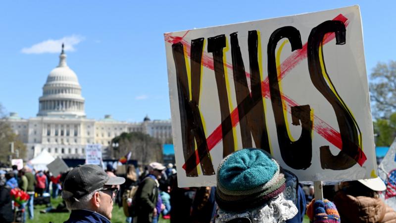 'No Kings' protesters gather across the US as Bruce Springsteen joins rally