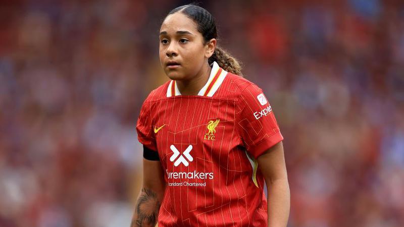 Olivia Smith in Liverpool kit