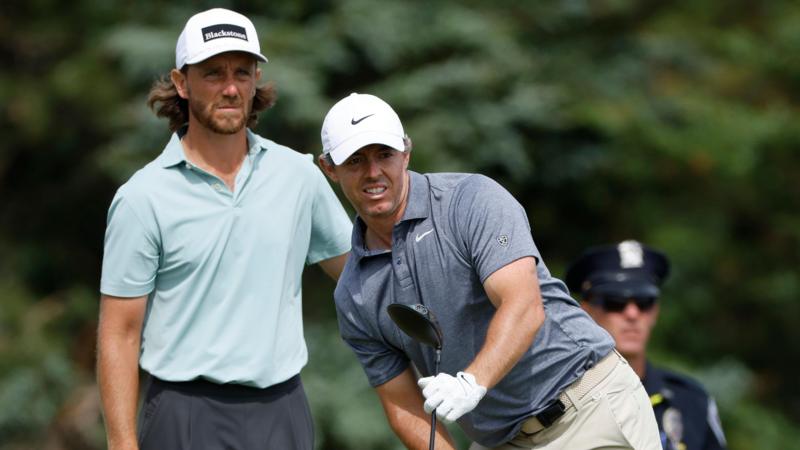 Clark in control of US Open as wind derails McIlroy and Scheffler