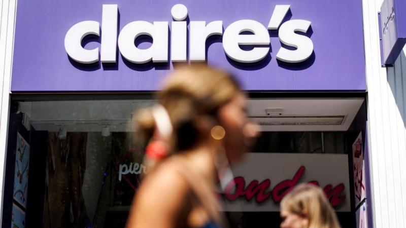 Claire's on brink of collapse putting 2,150 jobs at risk