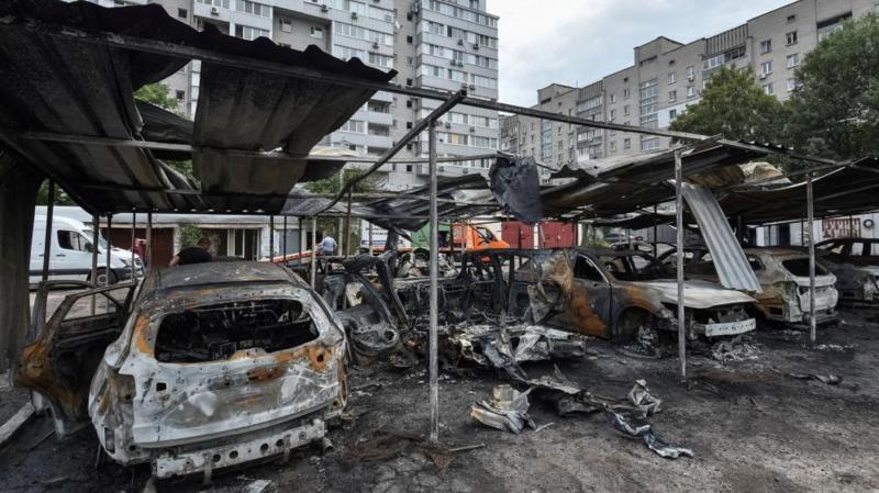 Five killed as Ukraine and Russia trade drone attacks