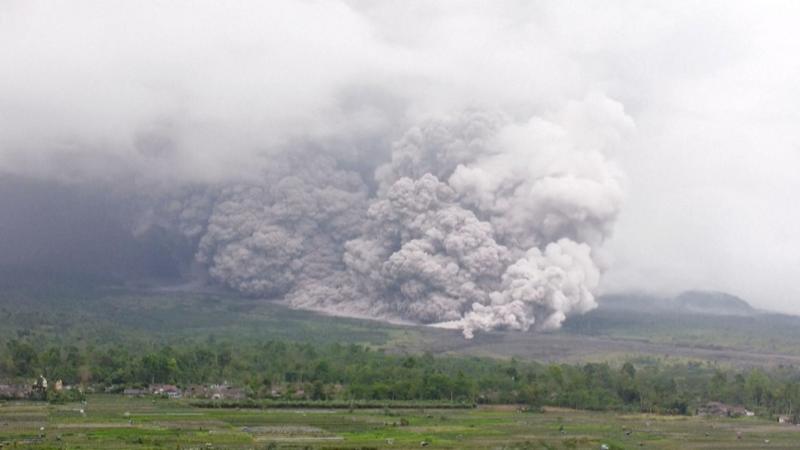Watch: Indonesia's Semeru volcano spews giant ash clouds as it erupts