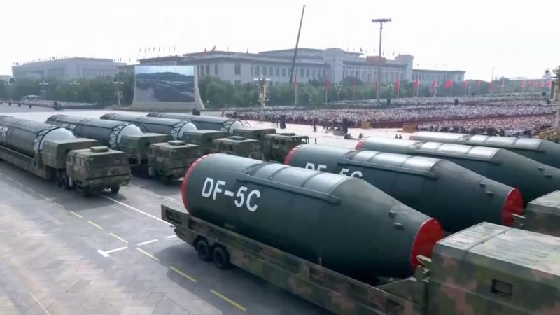 Watch: New ICBM missile on display at China's military parade