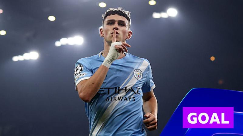 'Brilliant finish' - Foden puts Man City ahead against Dortmund