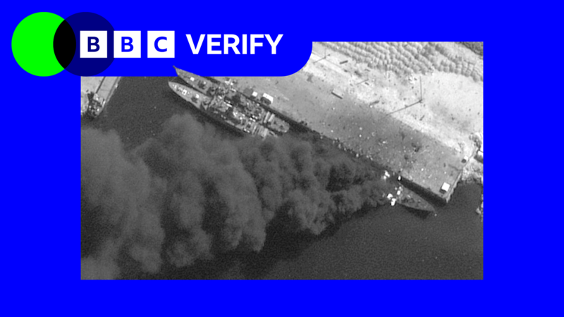 Satellite images show Iranian navy and nuclear sites hit by US-Israeli strikes