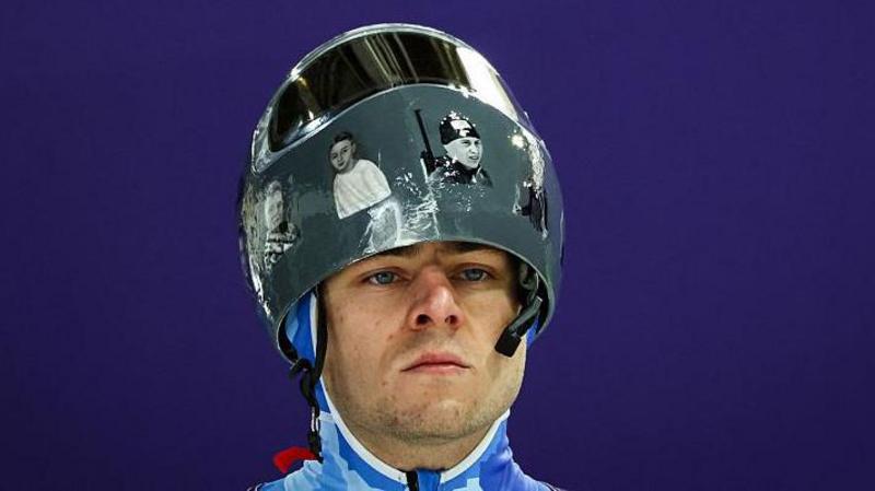 Ukrainian racer's 'helmet of remembrance' banned by IOC