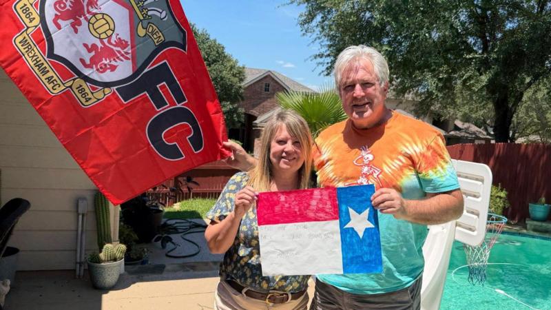 Couple to move from Texas to Wrexham after watching Ryan Reynolds series
