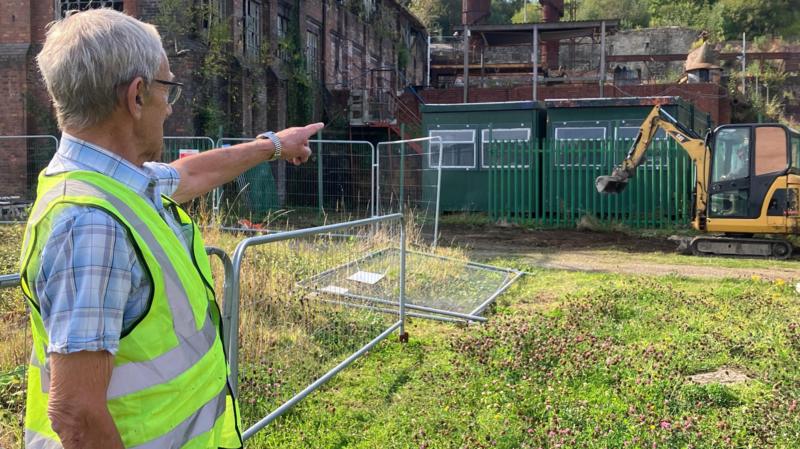 Welsh steel: Brymbo steelworks site revamp shows site's history - BBC News