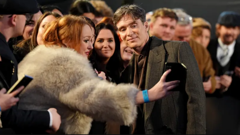 Cillian Murphy joins stars at Peaky Blinders film premiere