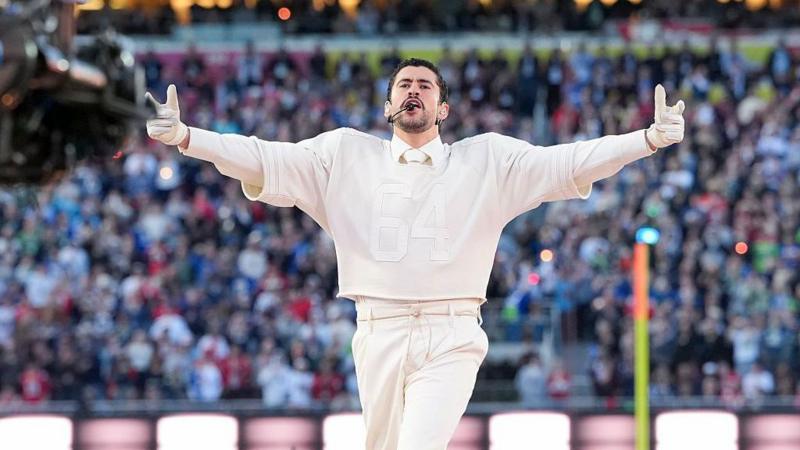 Bad Bunny shoots up UK charts after Super Bowl show