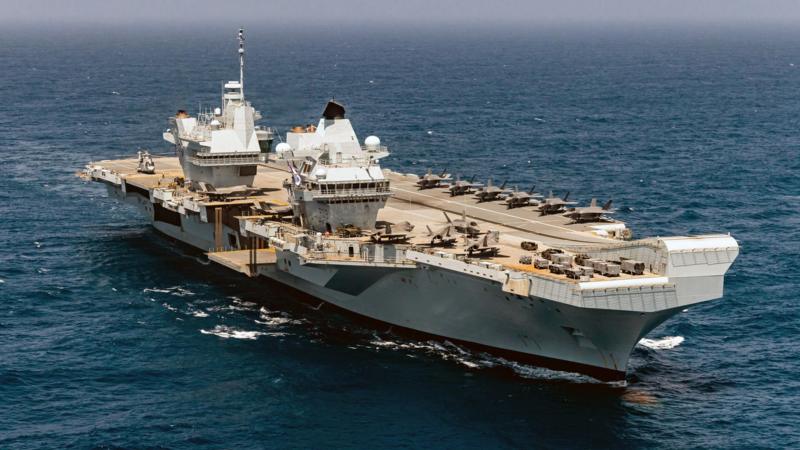 UK aircraft carrier given five days to be ready to deploy