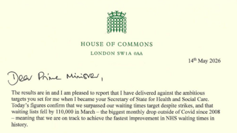Wes Streeting resigns as health secretary - his letter in full