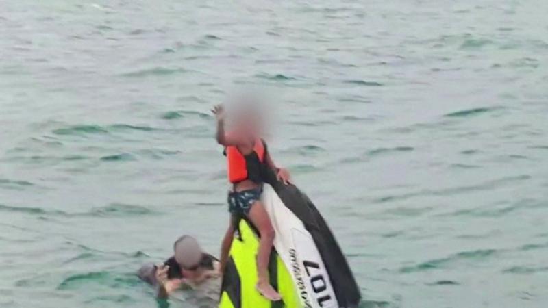 Family stranded at sea for 16 hours after jet ski capsized in Thailand