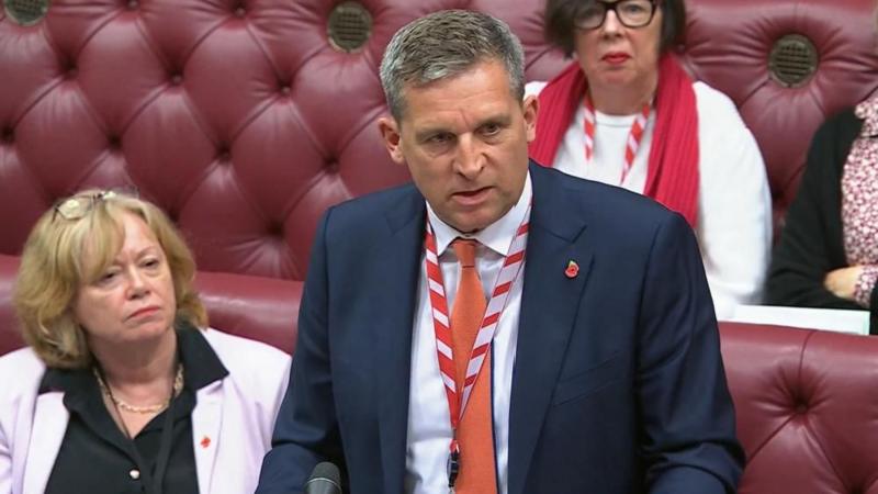 Prisons minister Lord Timpson quits government