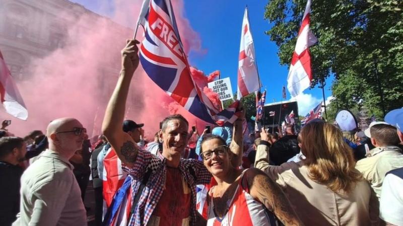 Britishness and free speech - why we travelled 200 miles to Robinson's London rally