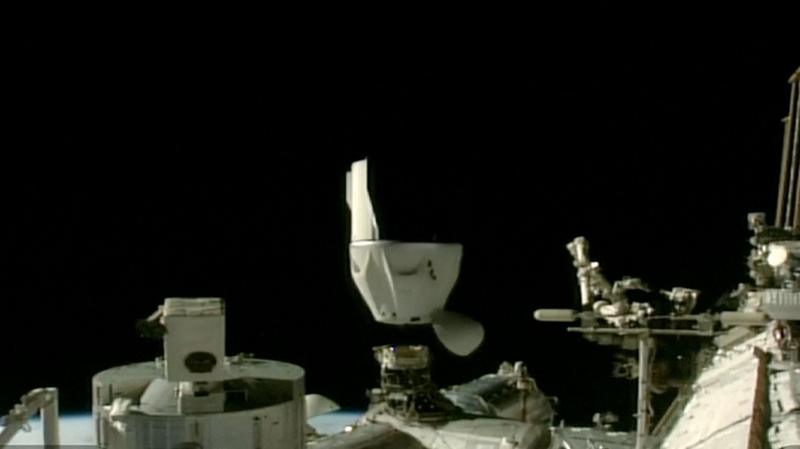 Watch: Moment Nasa astronauts undock from space station