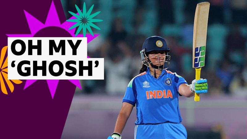 Boundaries, drops and missed run-out chances - Ghosh's remarkable innings