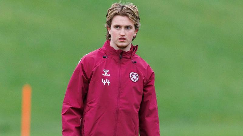 Hearts midfielder Dom Plank