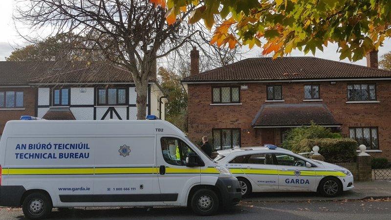 The house in Tudor Lawns has been cordoned off for forensic examination