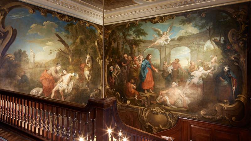 Masterpiece murals by Hogarth open to public after £9.5m hospital restoration