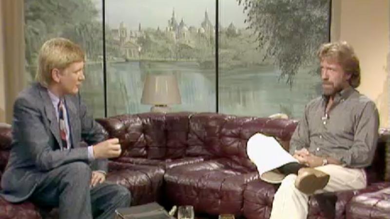 Watch: BBC Breakfast Time speaks to Chuck Norris in 1985
