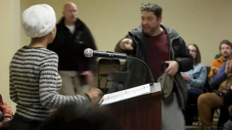 Minnesota congresswoman Ilhan Omar attacked with 'unknown liquid' during town hall
