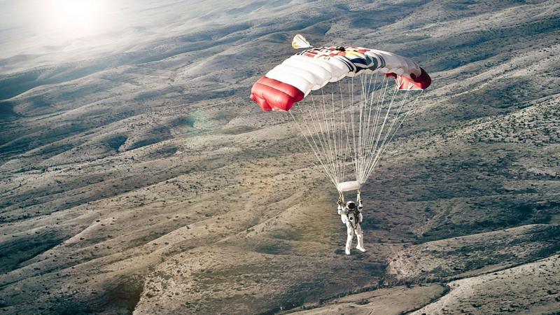 Felix Baumgartner's historic skydive from the edge of space