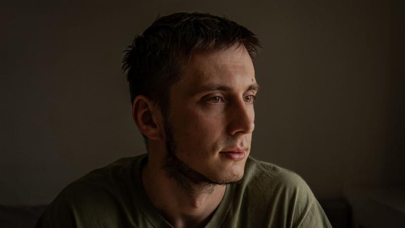 They escaped Ukraine's frontlines. The sound of drones followed them