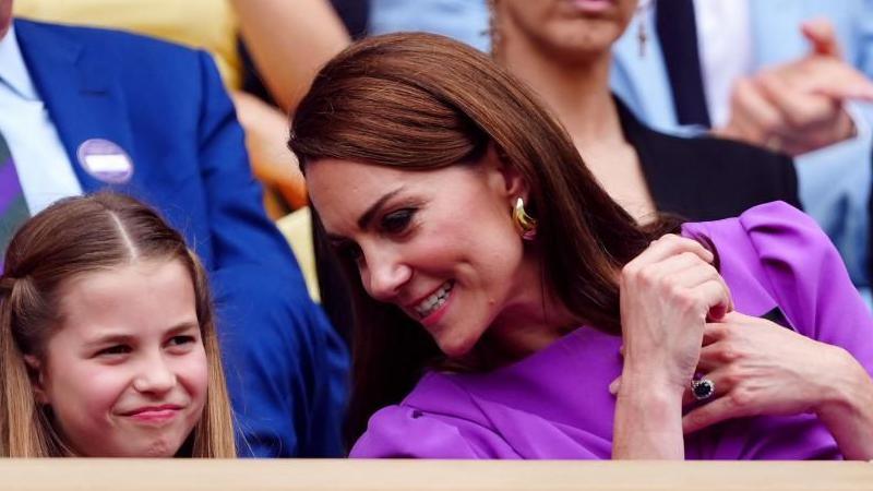 Kate with daughter Charlotte