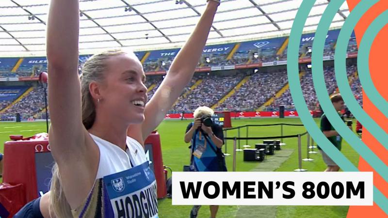 'Back with a bang!' - Hodgkinson wins 800m in world lead time