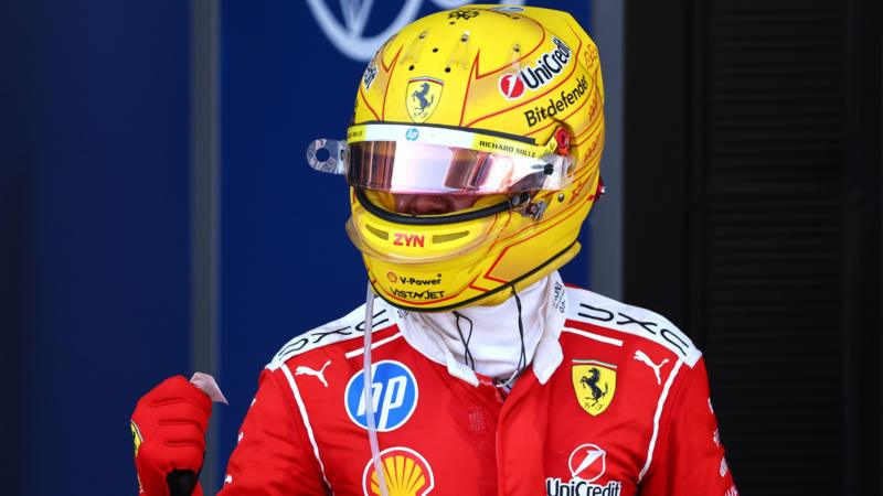 Hamilton wins first grand prix for Ferrari