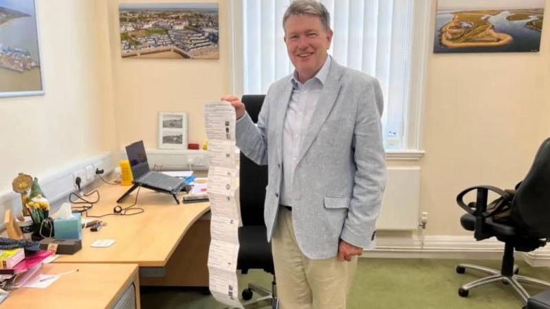 Ballot paper for Clacton by-election is longest in British electoral history