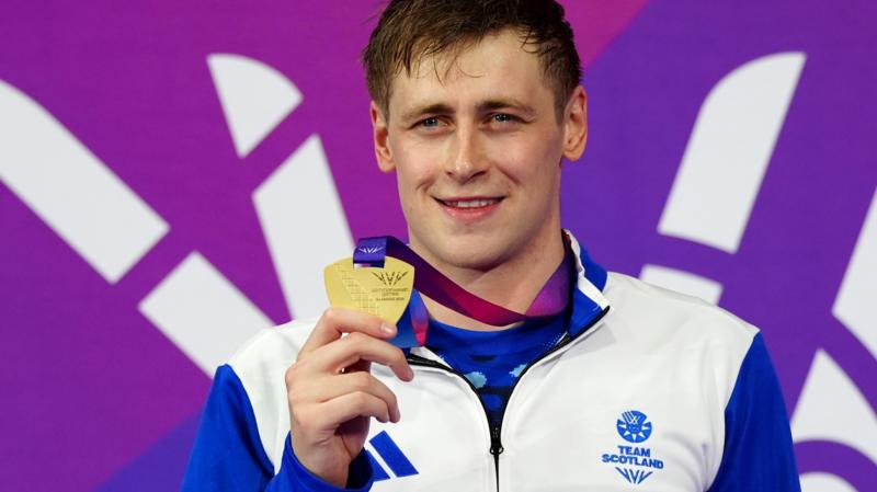 'Mariah Cleggy' channels Messi to swim to gold for Scotland