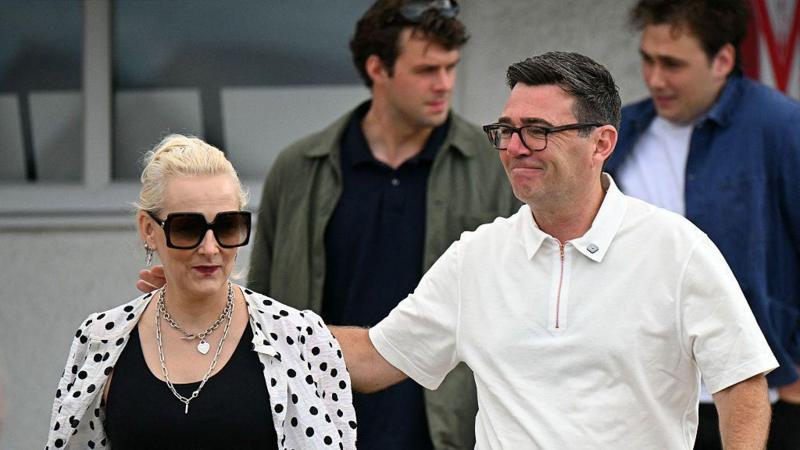 Who is Andy Burnham's wife, Marie-France van Heel?