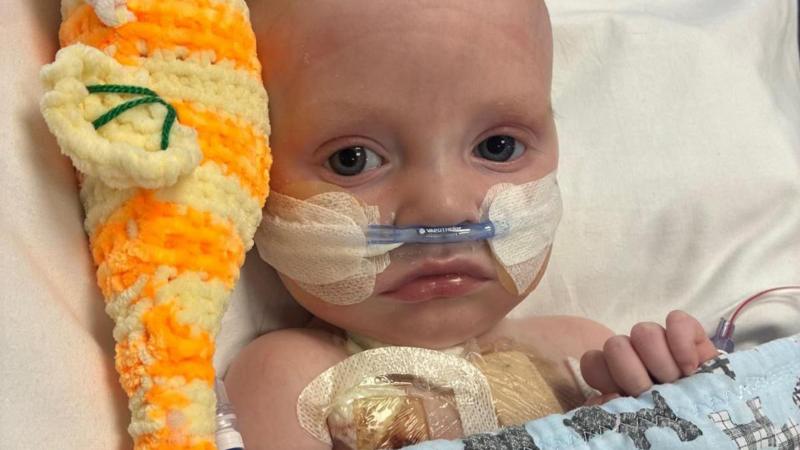 Baby whose parents feared had just days to live is 'thriving' after life-saving heart operation