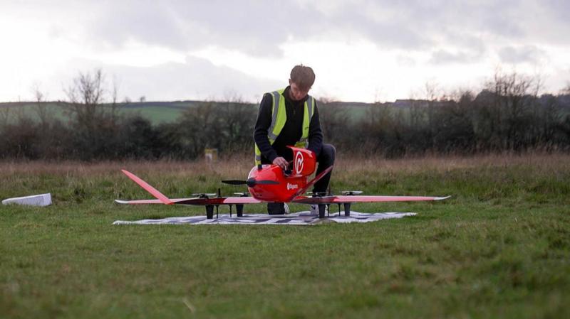Drones used to carry blood in trial aimed at saving lives