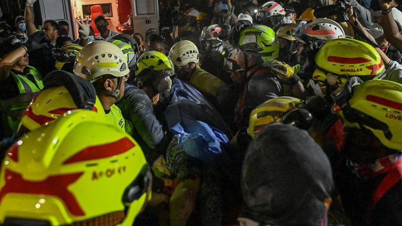 Woman pulled alive from rubble 36 hours after Colombia quake