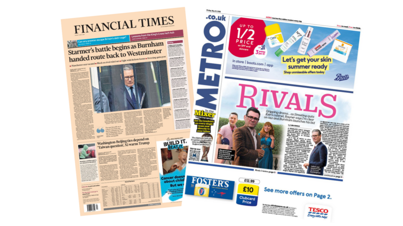 The Papers: 'Starmer's battle begins' and 'Rivals'