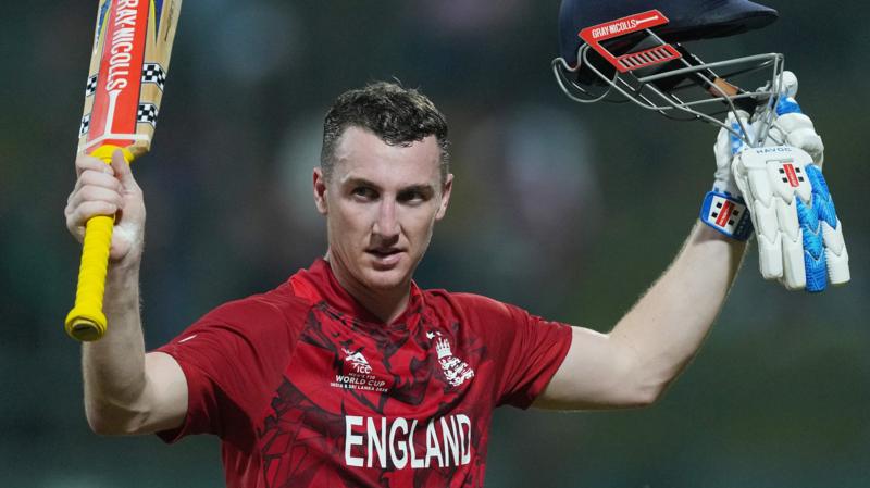 Stunning Brook century leads England into T20 World Cup semis