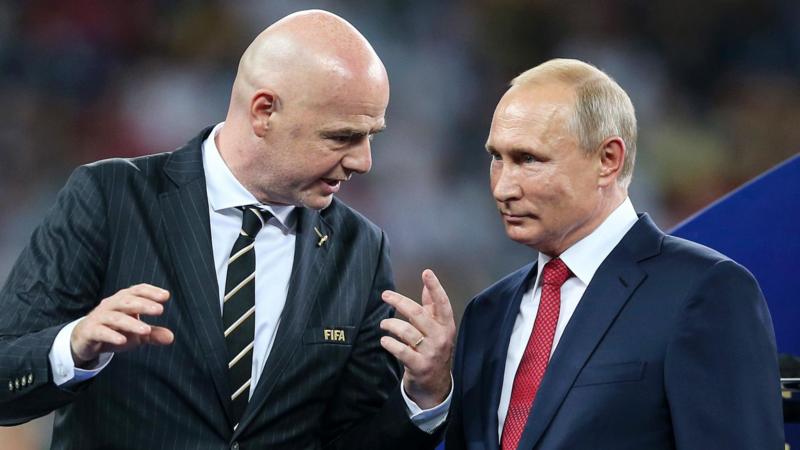 Infantino 'infantile' for wanting to lift Russia ban