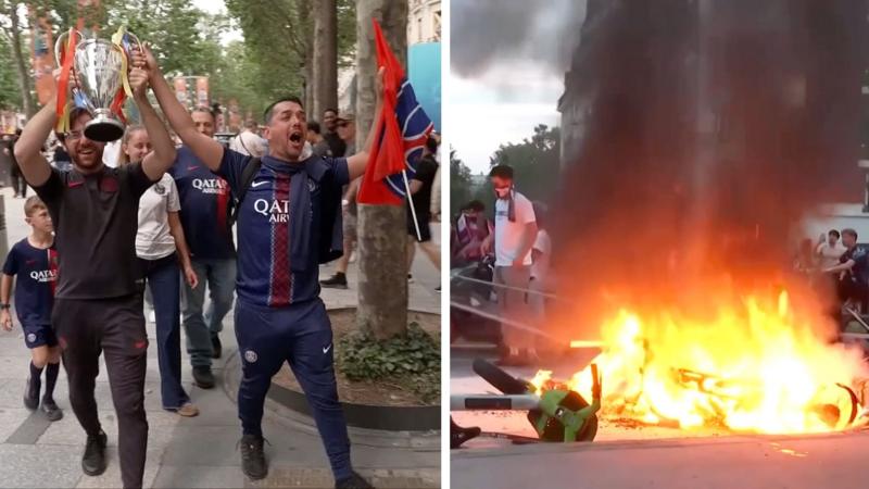 Between celebration and confrontation: Paris after PSG victory