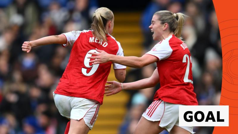 'The Gunners fire finally!' - Mead puts Arsenal ahead against Chelsea