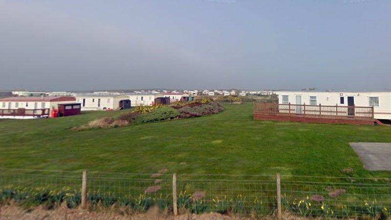 A general view of South End Caravan park in Walney