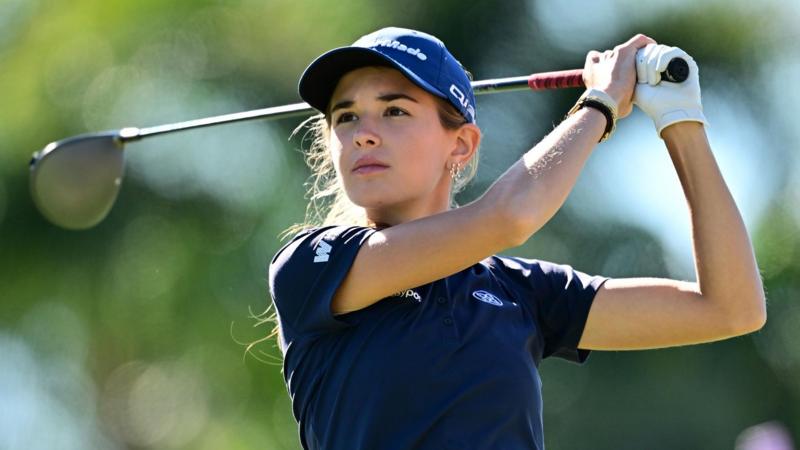 Trump's grandaughter last after debut LPGA round