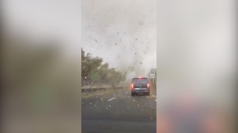 Tornado hits Paris suburbs leaving one dead